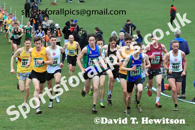 Senior Mens 2026 UK CAU Inter Counties Cross Country, Wollaton Park, Nottingham. Photo: David T. Hewitson/Sports for All Pics